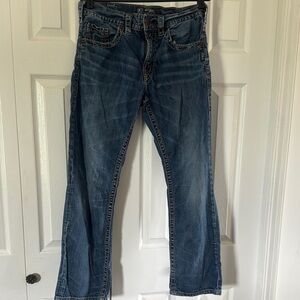 Silver Jeans Blue Straight-Leg Denim
